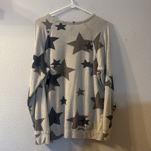 Buffalo David Bitton Gray Star Sweater - Picture 5 of 5